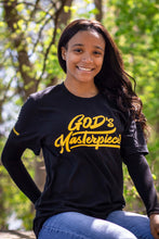 Load image into Gallery viewer, Black and Yellow God&#39;s Masterpiece Tees
